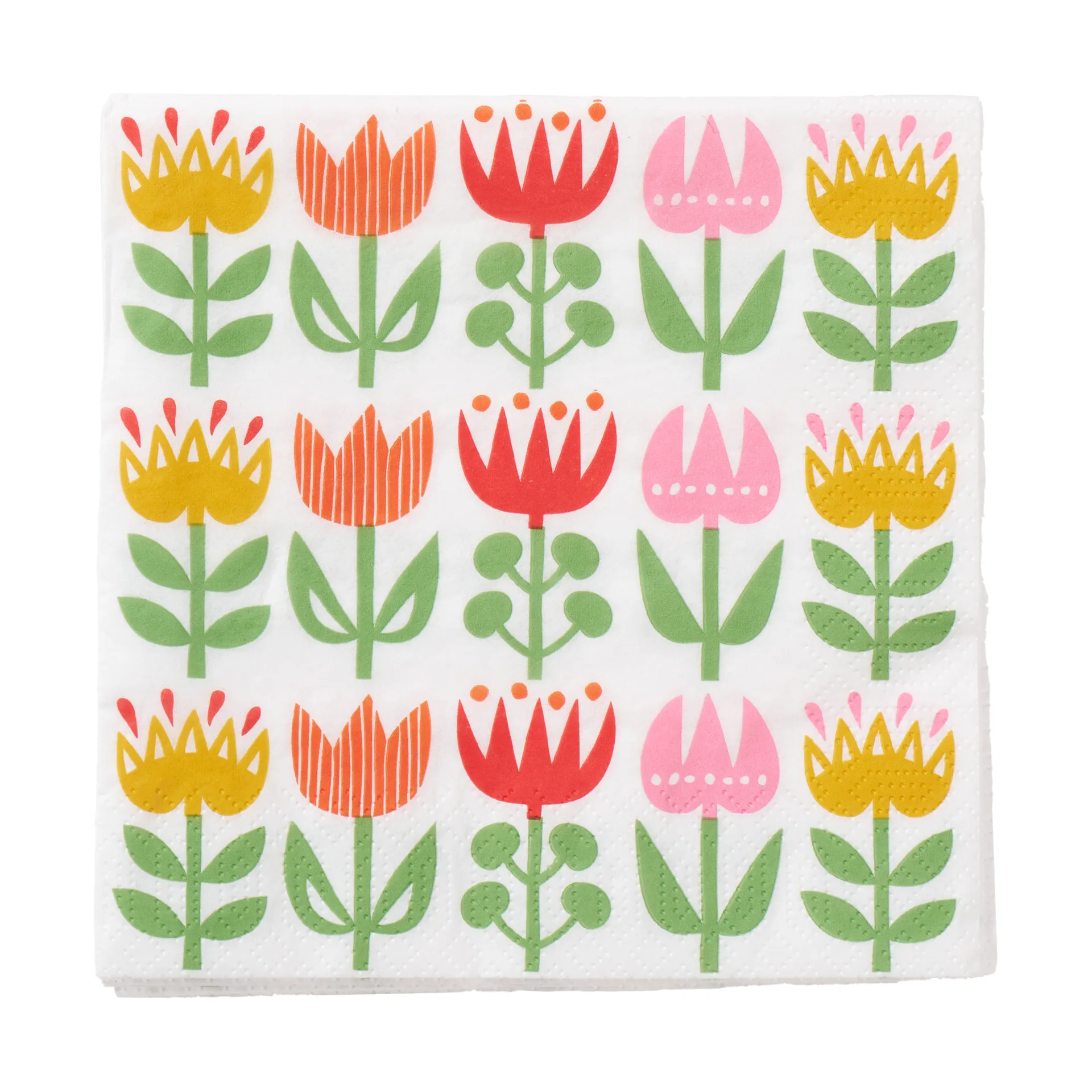 Tulip Serviette 33x33 cm 20er-Pack, Multi Klippan Yllefabrik