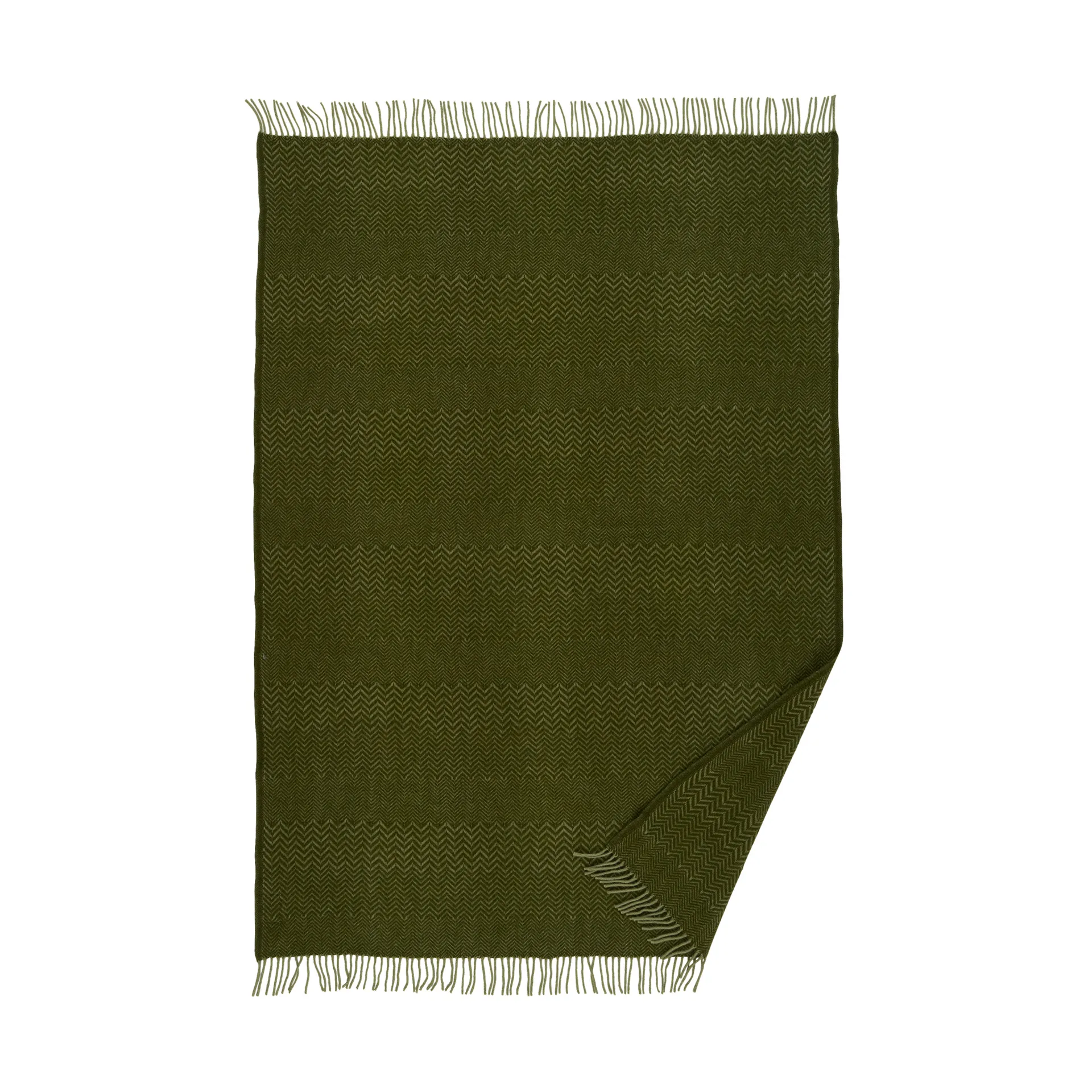 Zigzag Wolldecke 130x200 cm, Basil Klippan Yllefabrik