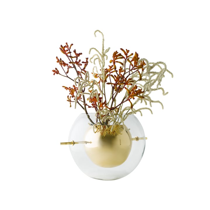 Alba Vase rund, Messing KLONG