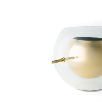 Alba Vase rund - Messing - KLONG