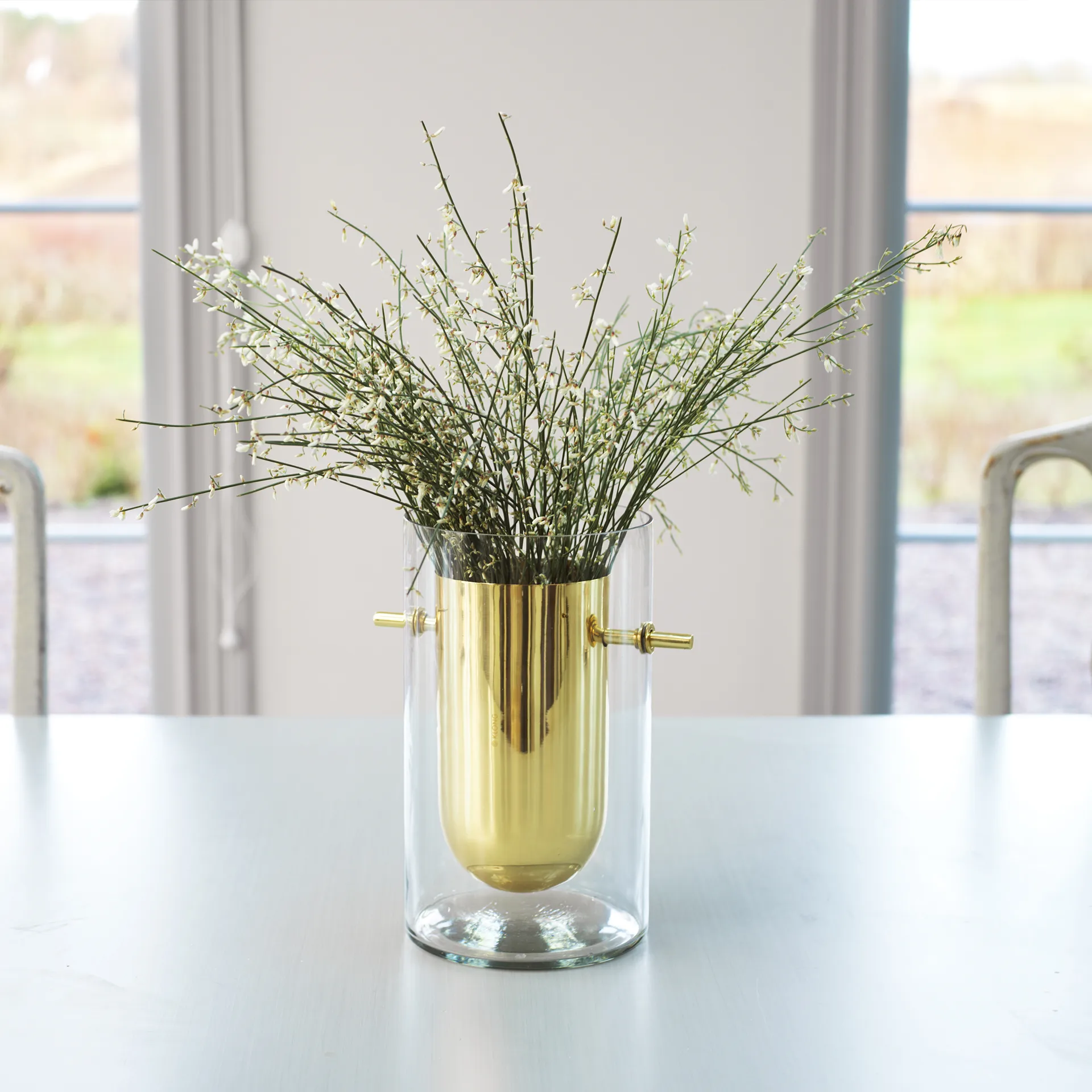 Alba Zylindervase, Messing KLONG