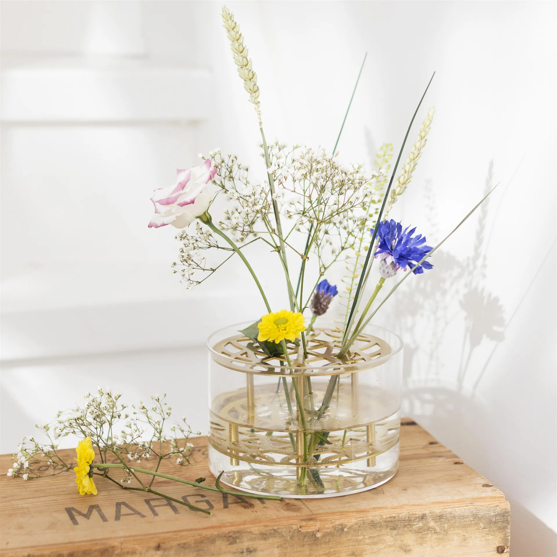 Äng Vase, klein, Messing KLONG