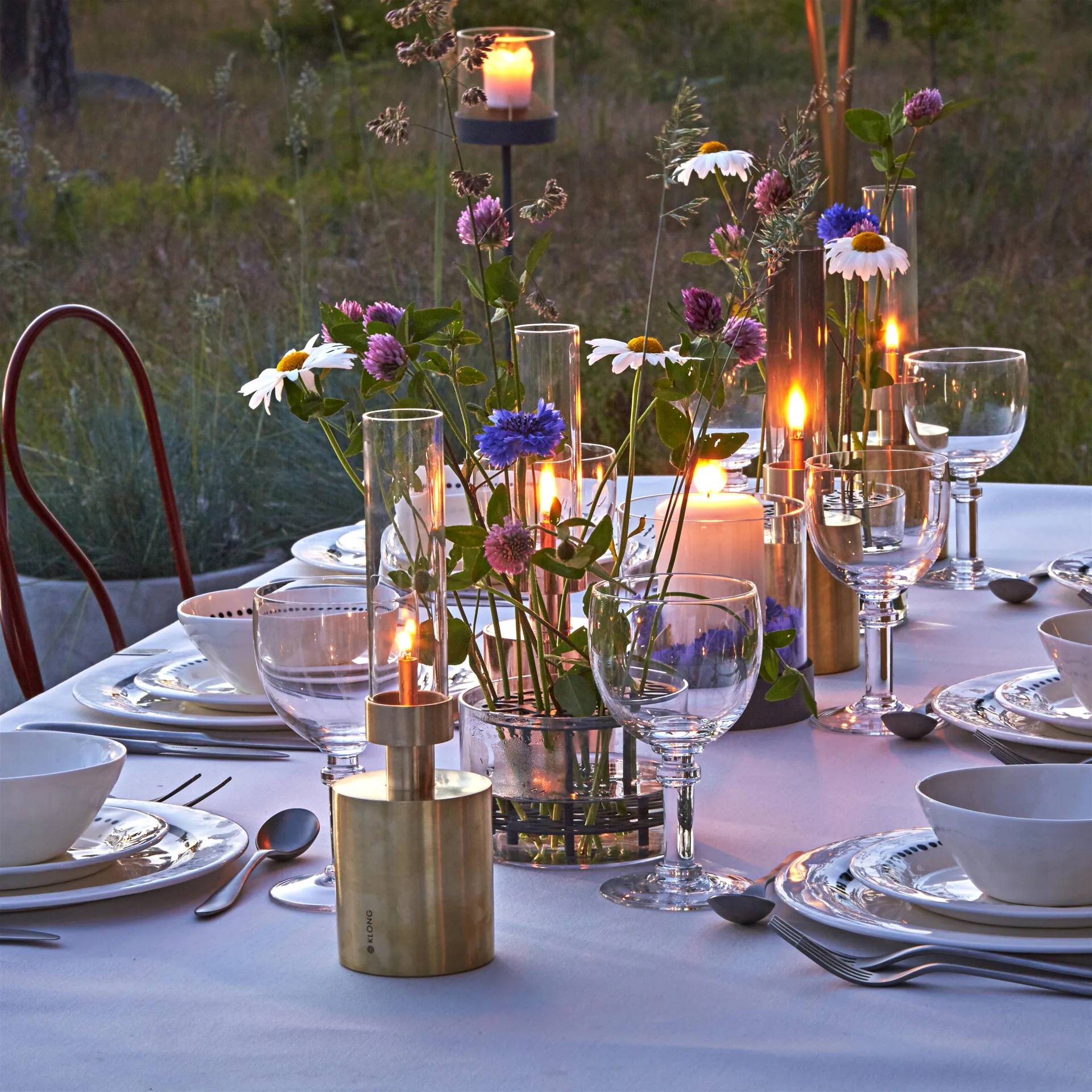 Äng Vase, klein, Schwarz KLONG