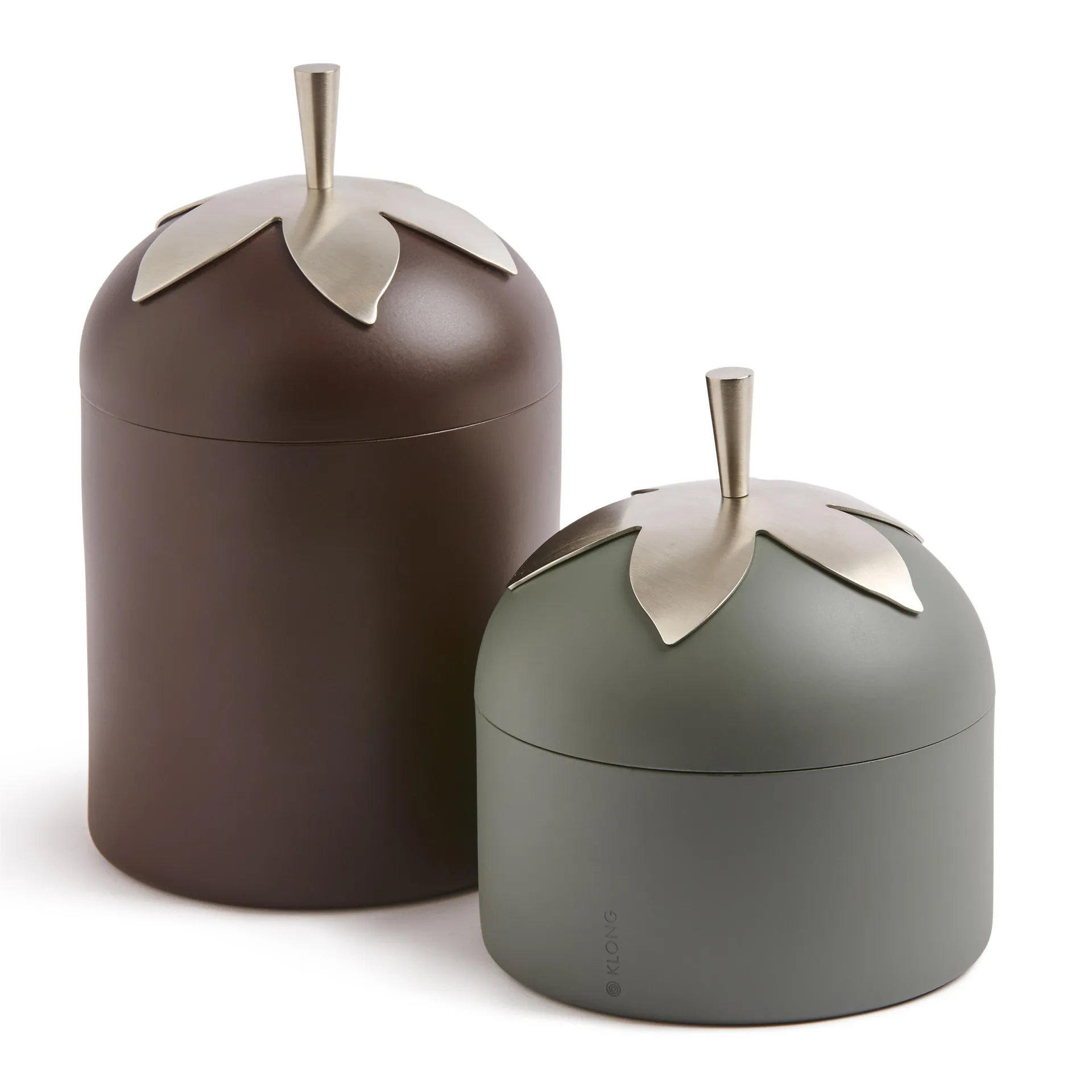 Blad Dose, groß, Braun KLONG