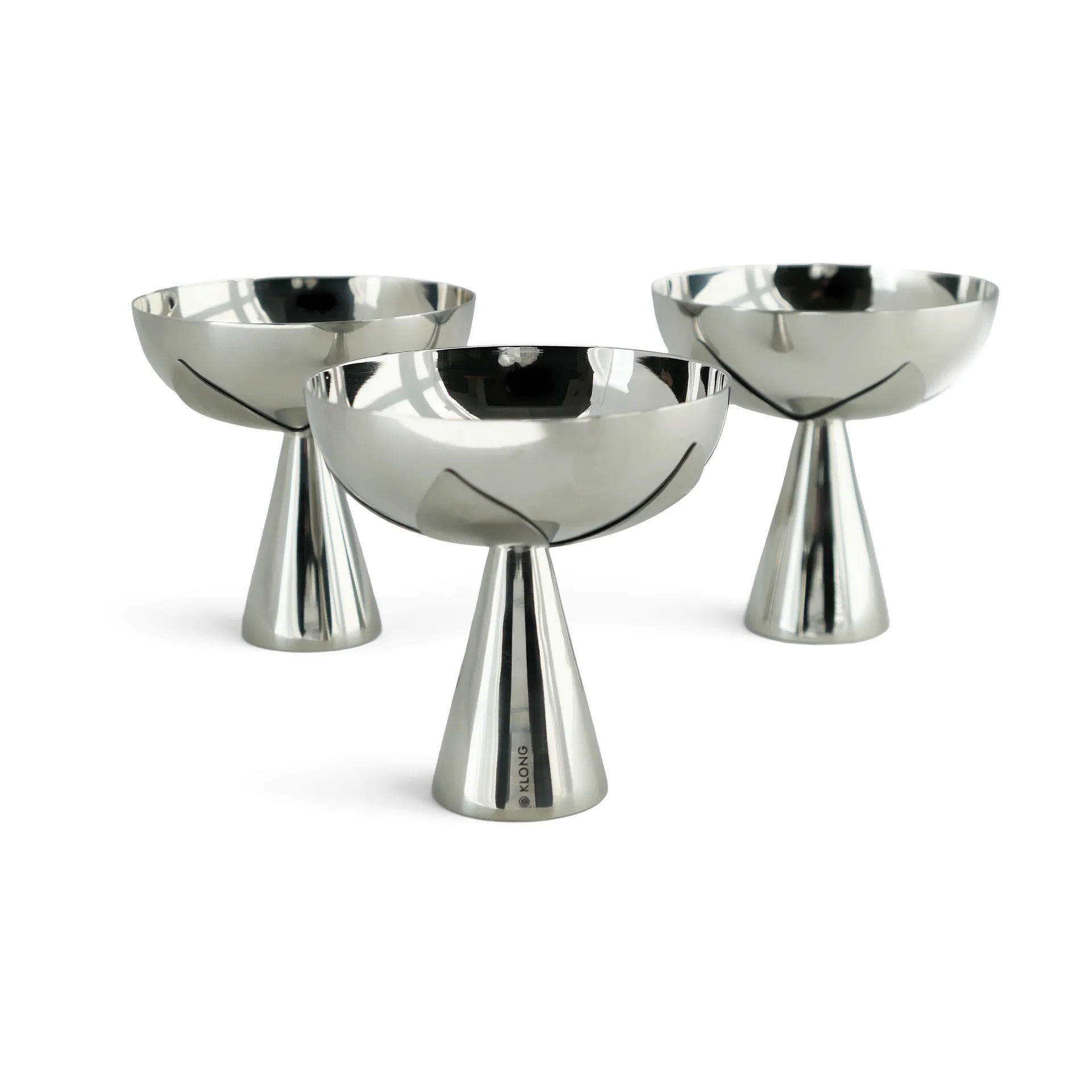 Blad Servierschale Ø11 cm, Edelstahl KLONG