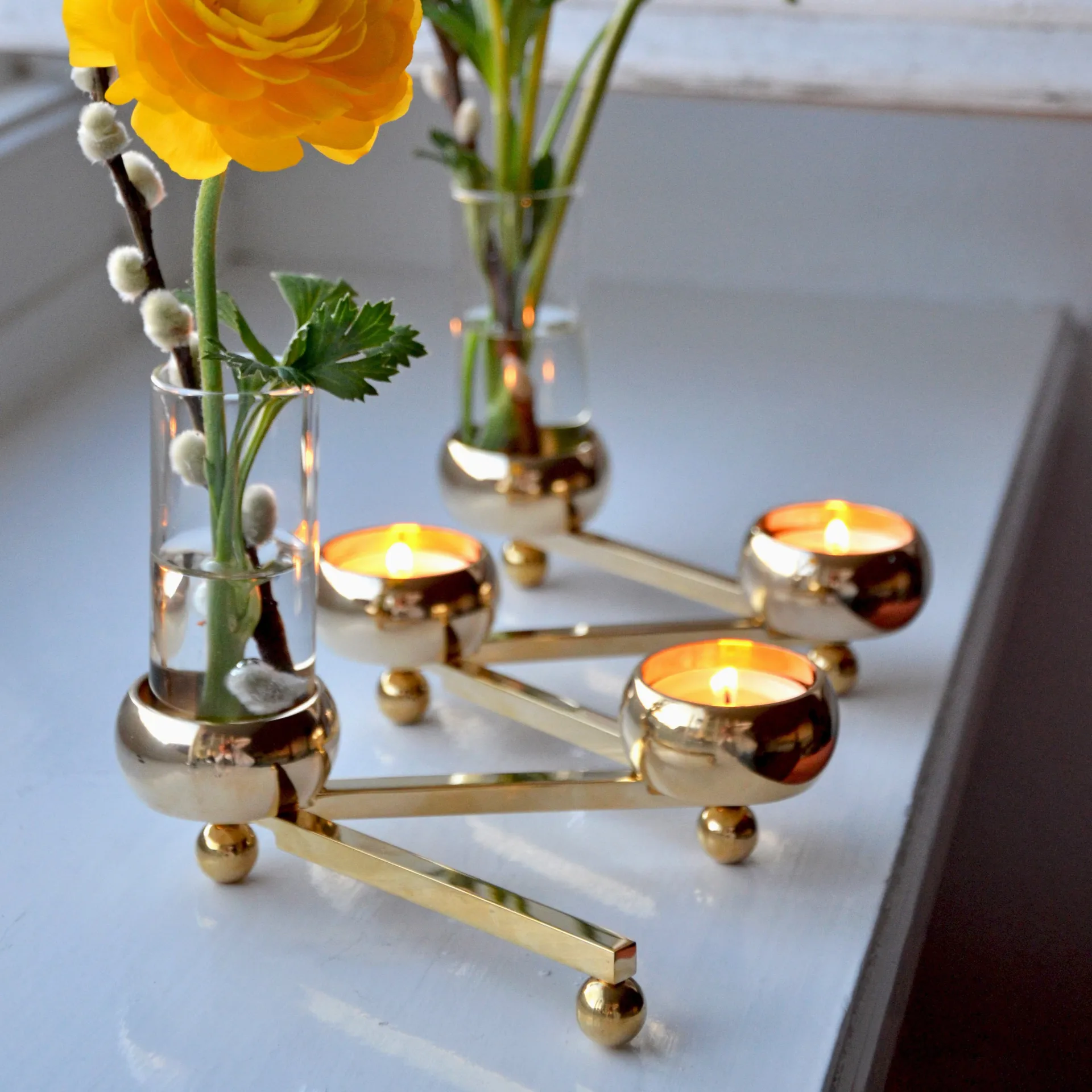 Constella Kerzenhalter klein, Messing KLONG