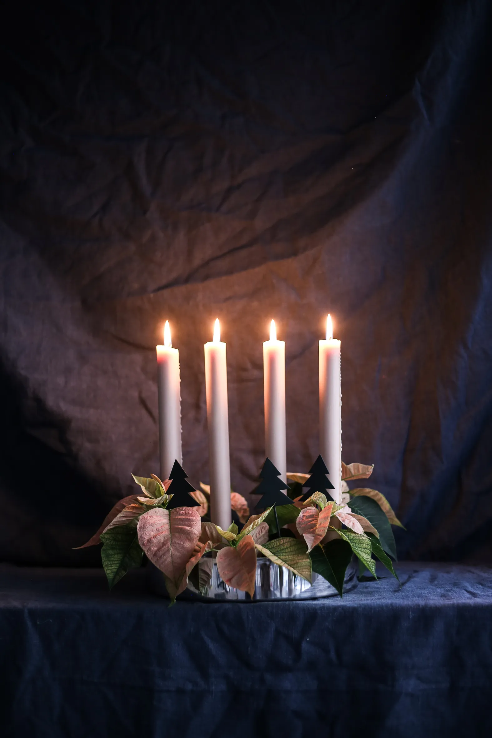 Jubel Adventskerzenhalter, Silber KLONG