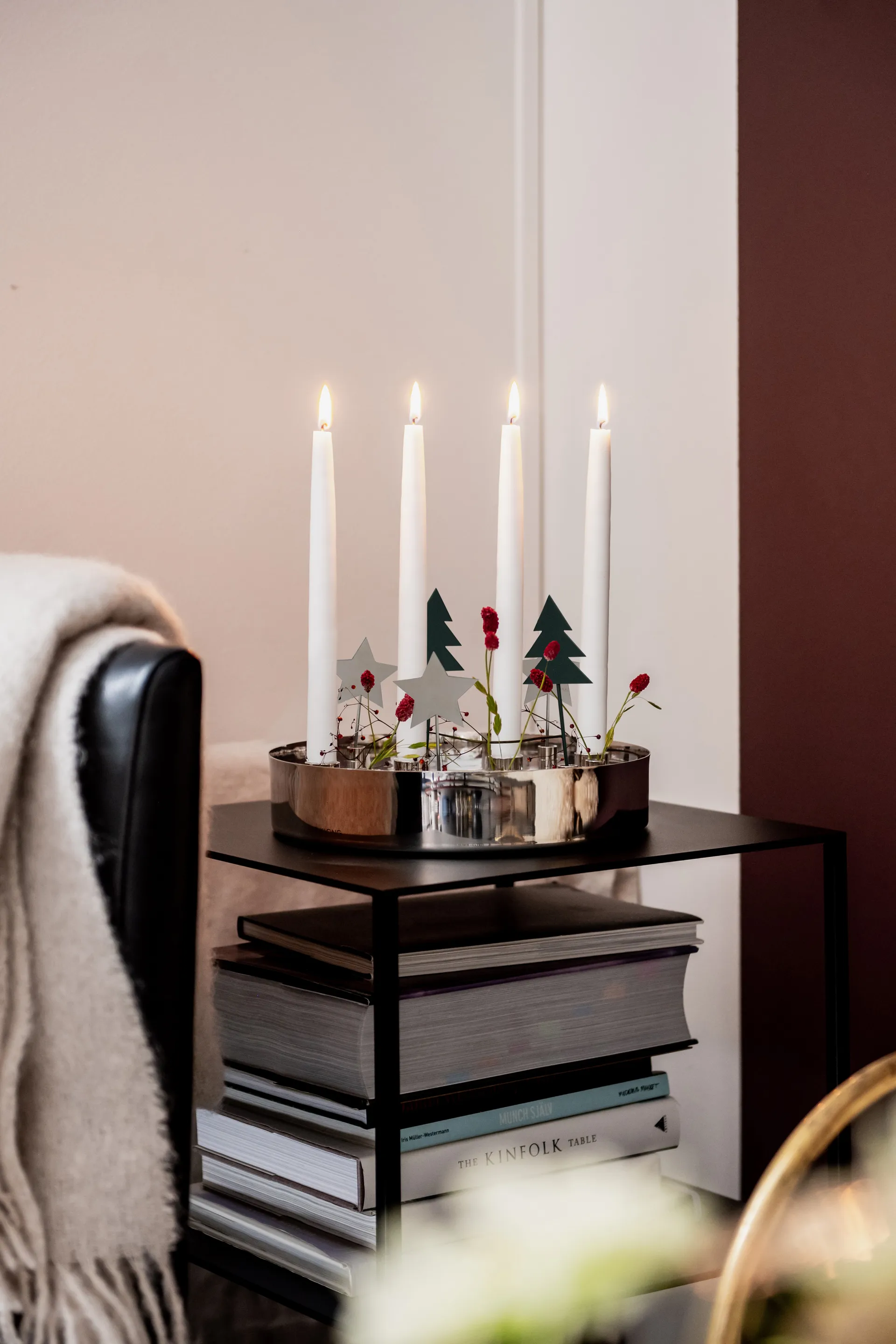 Jubel Adventskerzenhalter, Silber KLONG