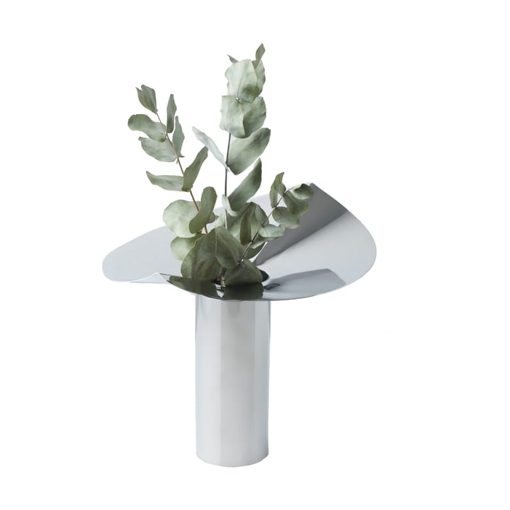 Löv Vase/Kerzenhalter, Edelstahl KLONG