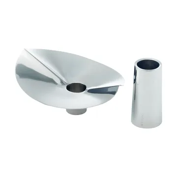 Löv Vase/Kerzenhalter - Rostfreier Stahl. 10 cm - KLONG