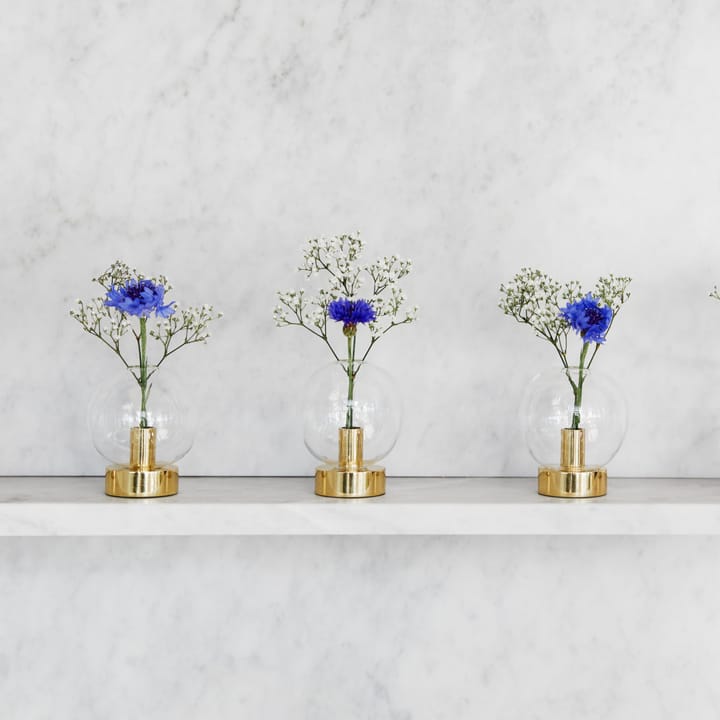Orbis Vase 3er Pack, Messing KLONG