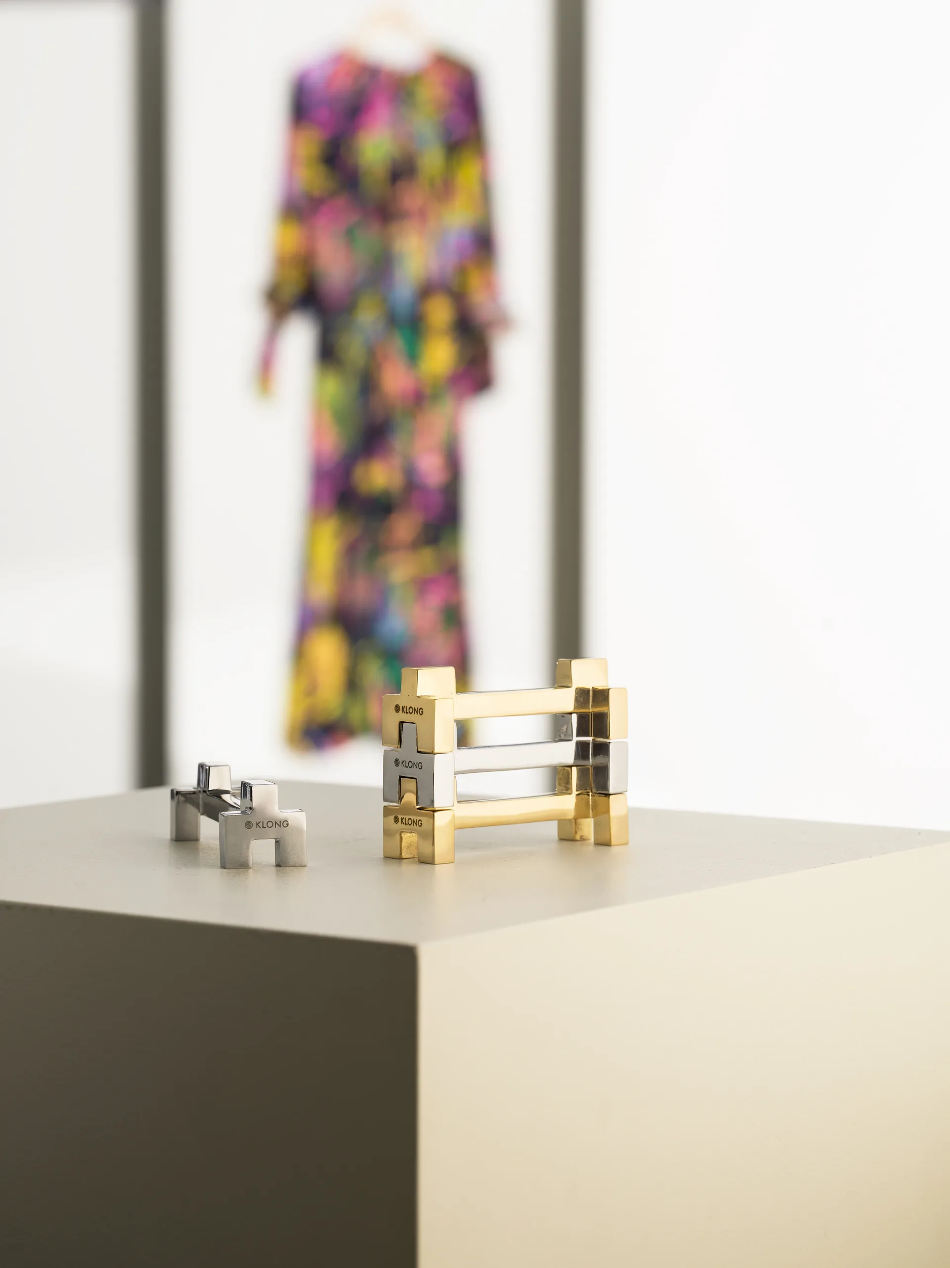 Signe Besteckhalter 2er Pack, Nickel KLONG