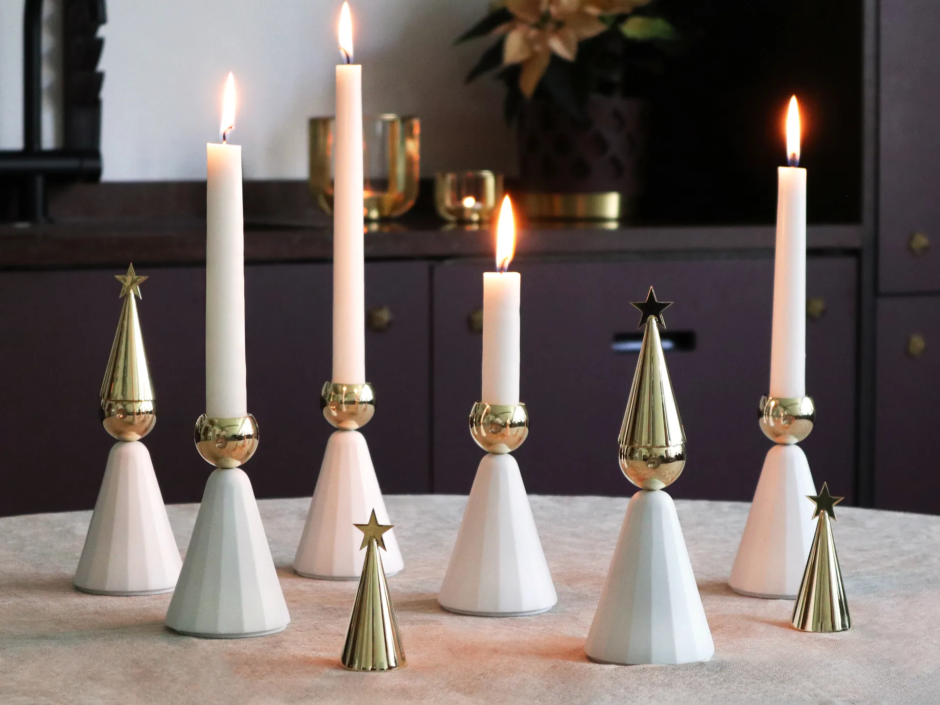 Stjärnstopp Kerzenlöscher, Messing KLONG