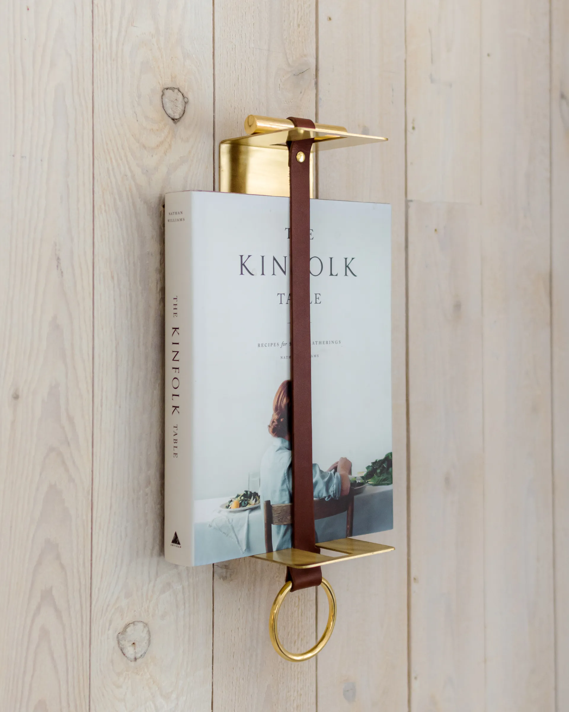 Strapp Wandregal 10x33 cm, Messing KLONG