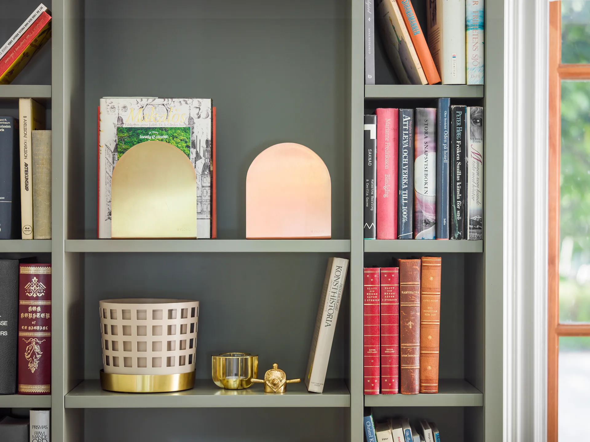 Totem Buchestütze 17cm, Messing KLONG