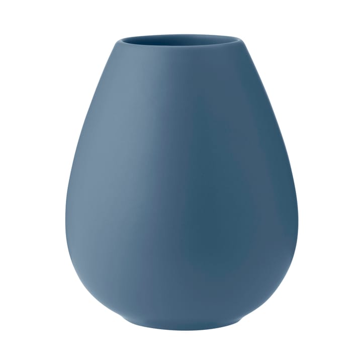 Earth Vase 19cm - blau - Knabstrup Keramik