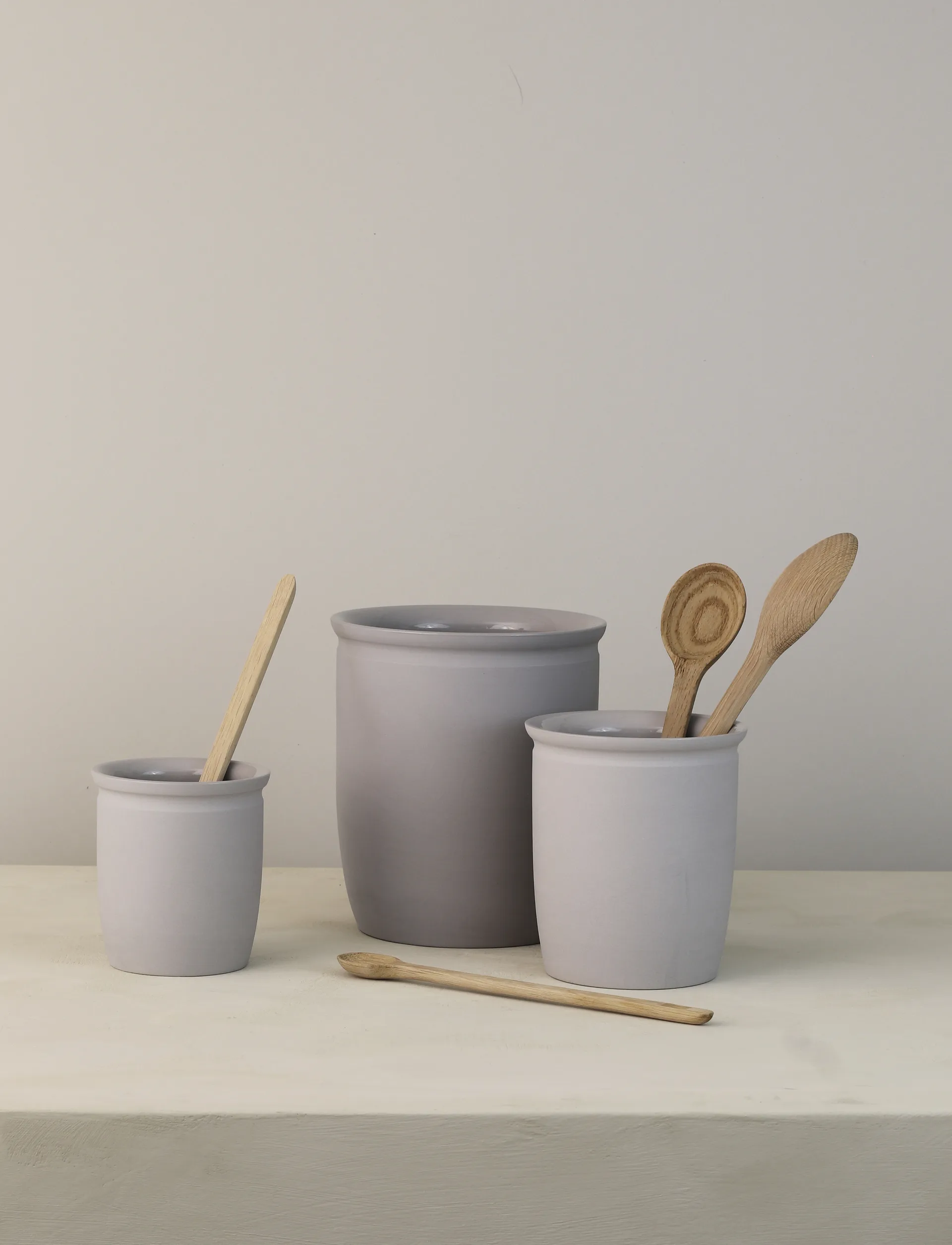 Knabstrup Einmachkrug, Grey, 0,5 L Knabstrup Keramik