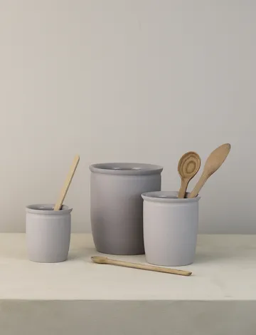 Knabstrup Einmachkrug - Grey, 1 L - Knabstrup Keramik