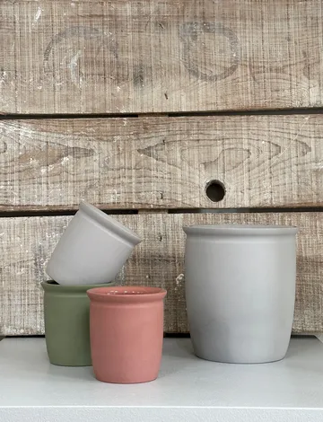 Knabstrup Einmachkrug - Grey, 2 L - Knabstrup Keramik