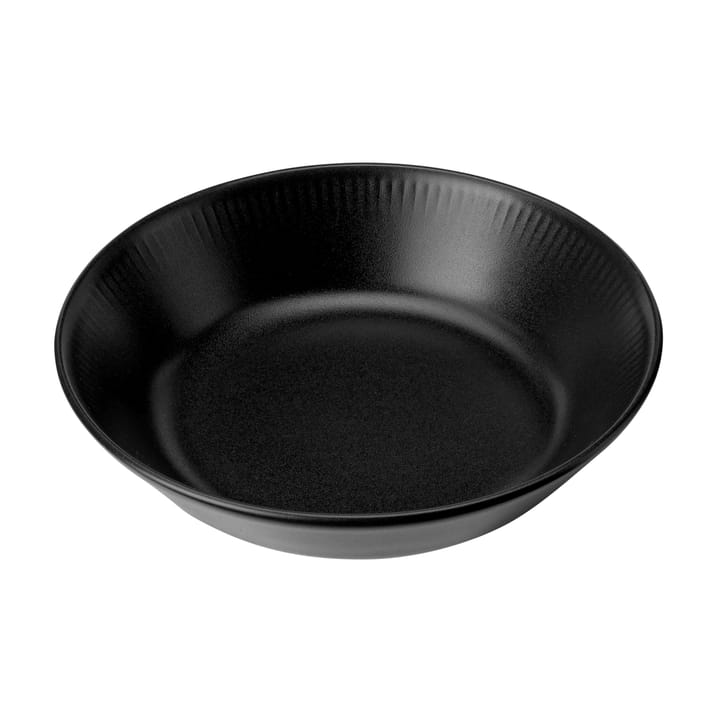 Knabstrup tiefer Teller schwarz, 18cm Knabstrup Keramik