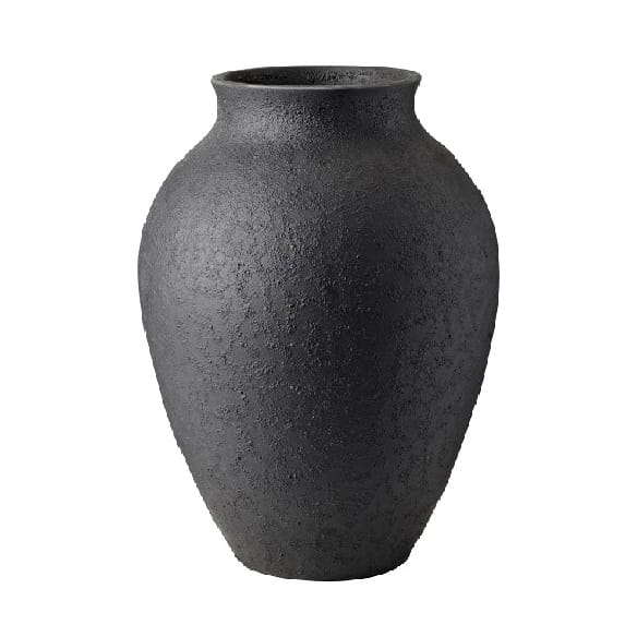 Knabstrup Vase 20cm - Schwarz - Knabstrup Keramik