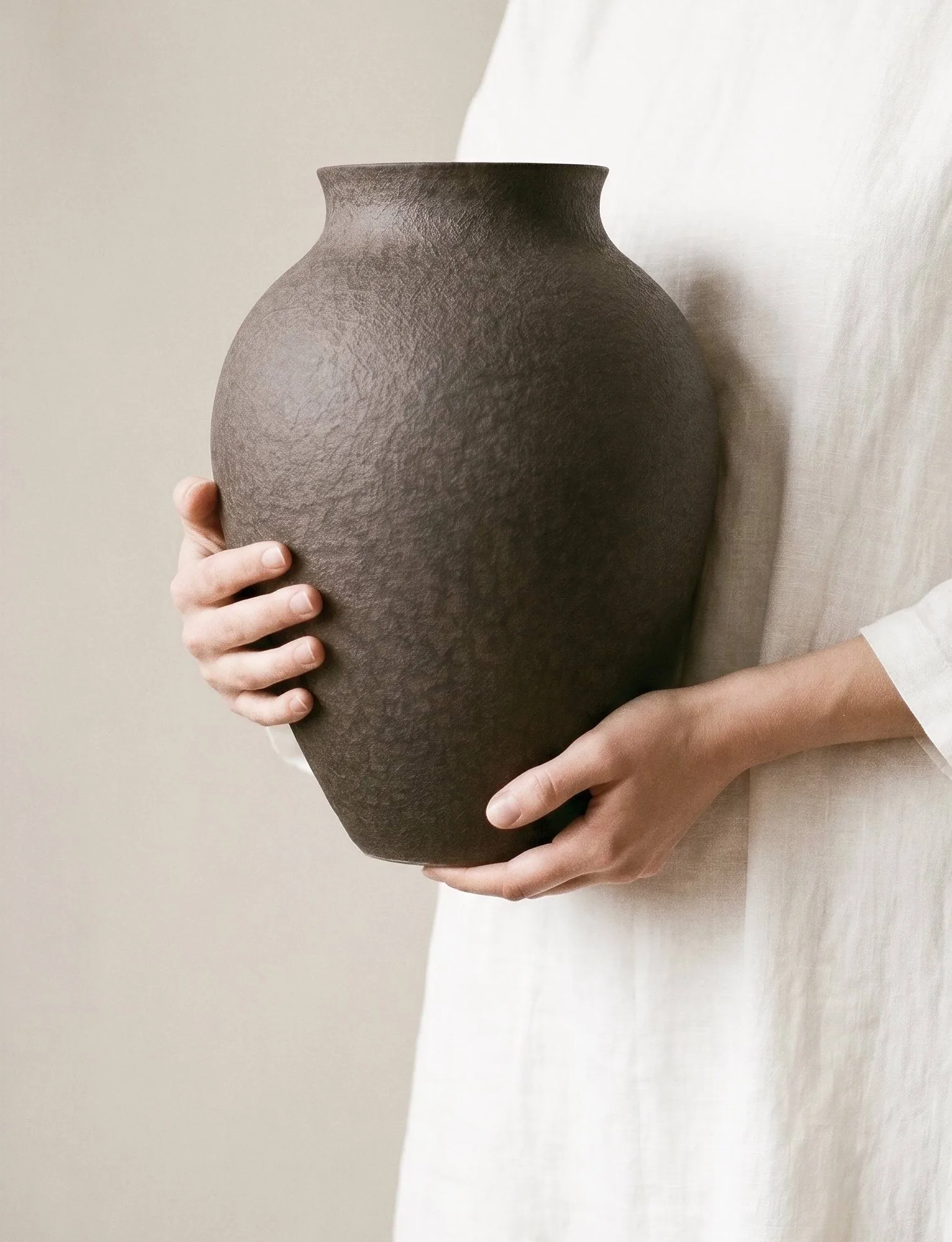 Knabstrup Vase 27cm, Rinde Knabstrup Keramik