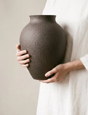 Knabstrup Vase 27cm - Rinde - Knabstrup Keramik