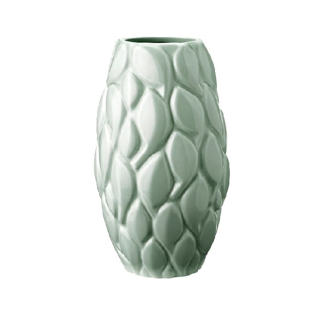 Leaf Vase 21cm - Celadon - Knabstrup Keramik