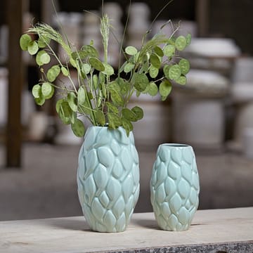 Leaf Vase 26cm - Celadon - Knabstrup Keramik
