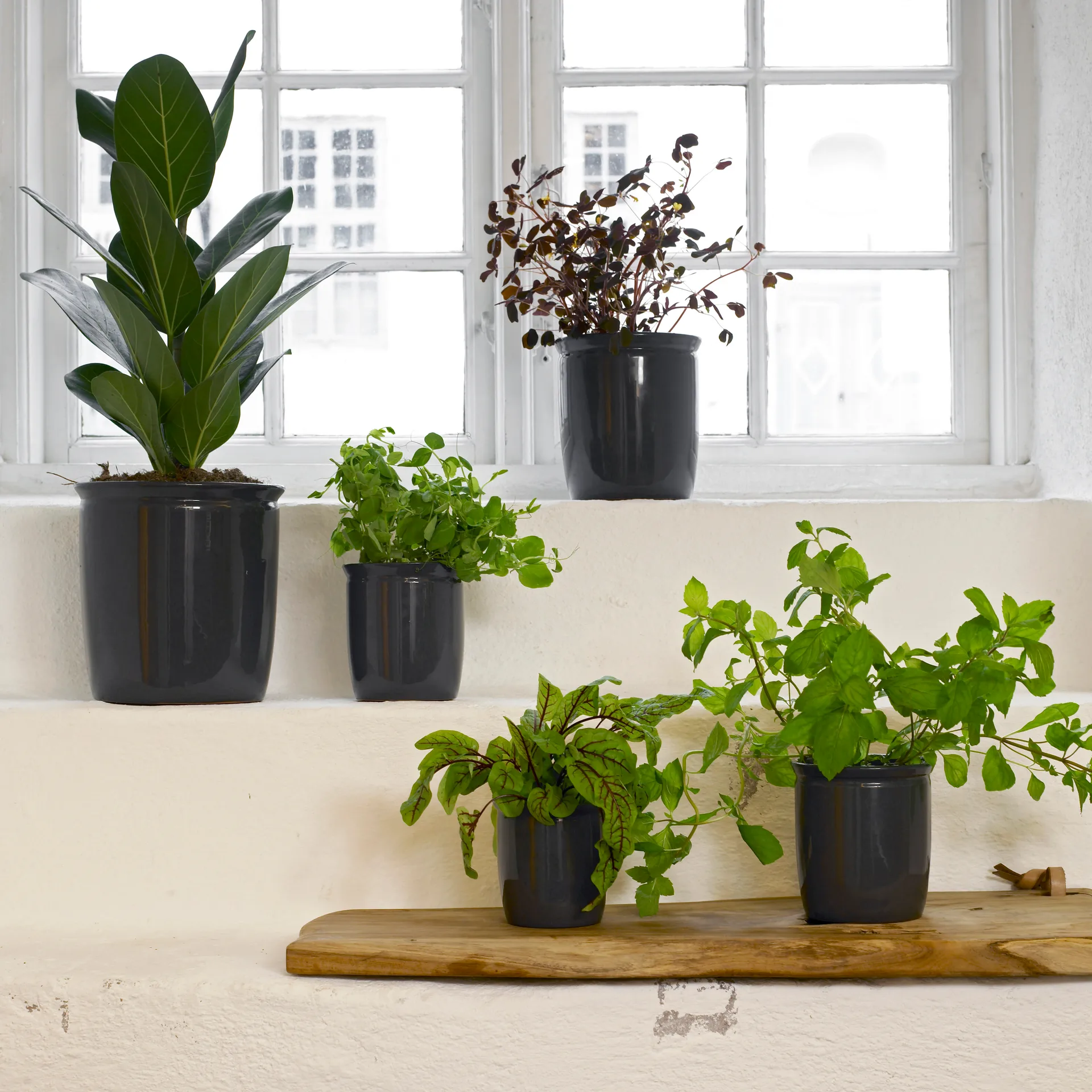 Pickle Dose 2 l, Anthracitgrau Knabstrup Keramik