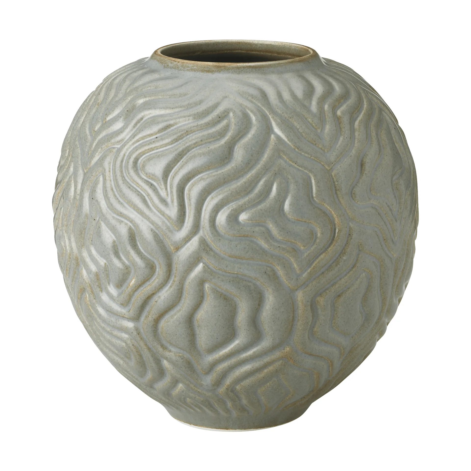 Solum Vase, Salbei, 15 cm Knabstrup Keramik