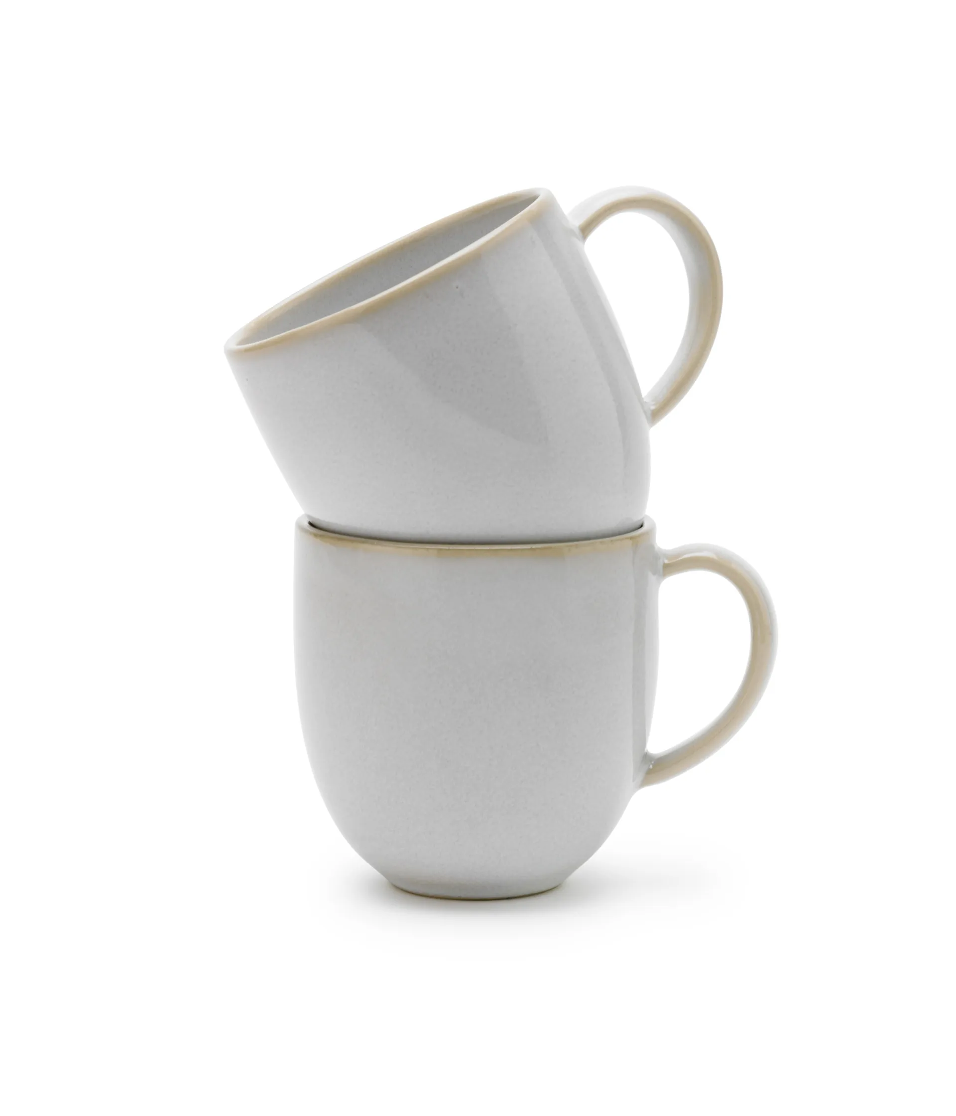 Tavola Tasse 30cl 2er Pack, Weiß Knabstrup Keramik