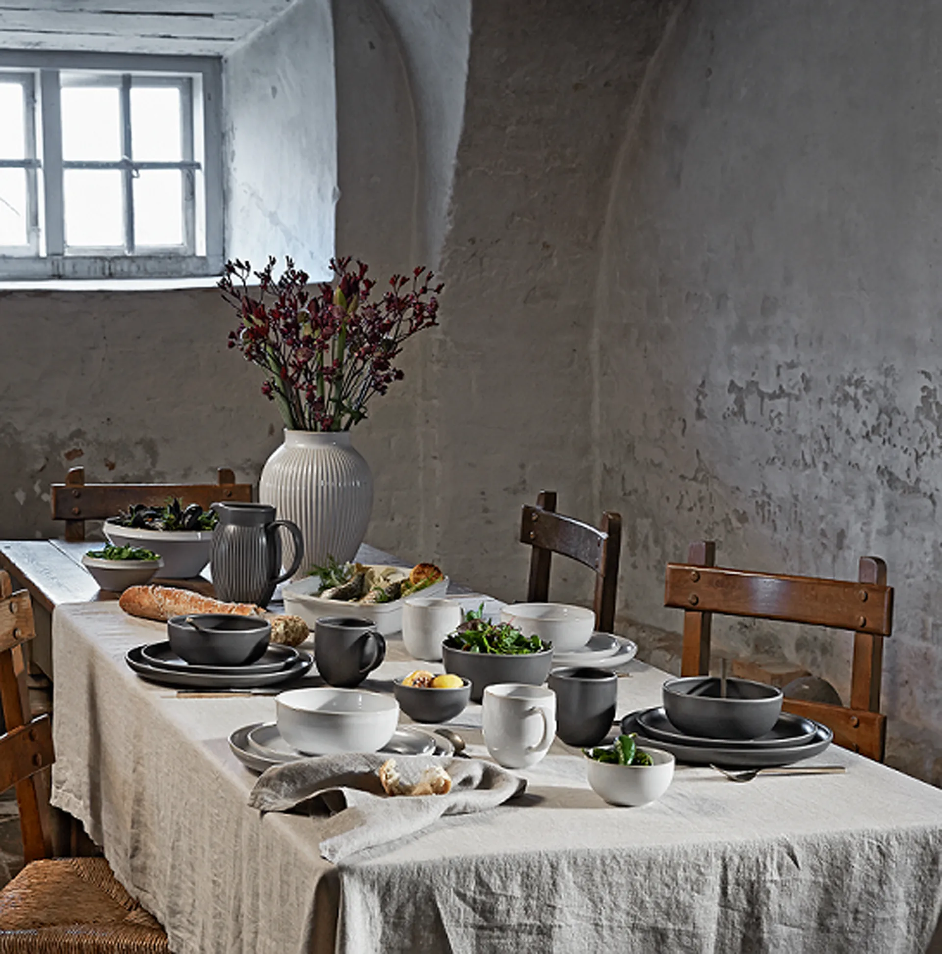 Tavola Tasse 30cl 2er Pack, Weiß Knabstrup Keramik