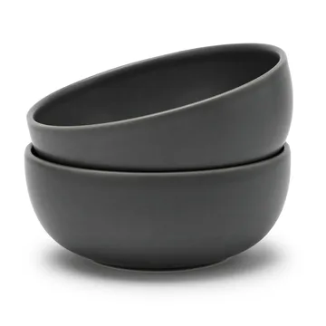 Tavola tiefer Teller Ø15cm 2er Pack - Grau - Knabstrup Keramik