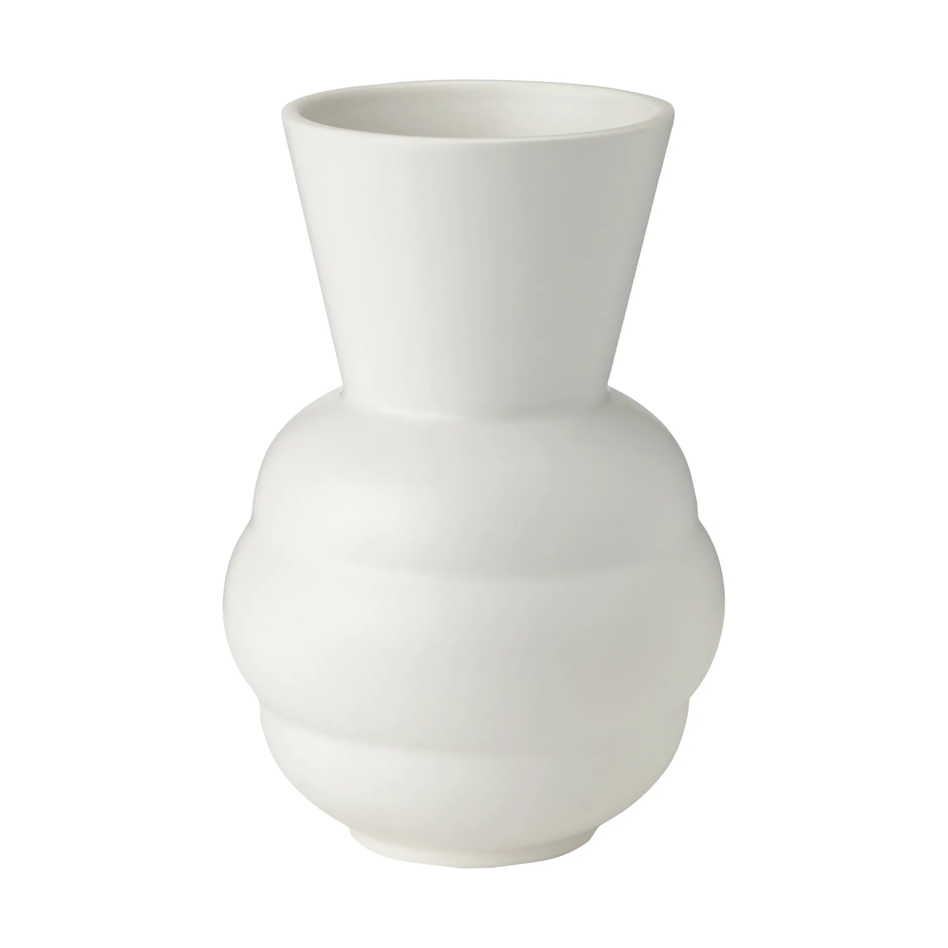 Tortus Archie Vase No1 21 cm, White Knabstrup Keramik