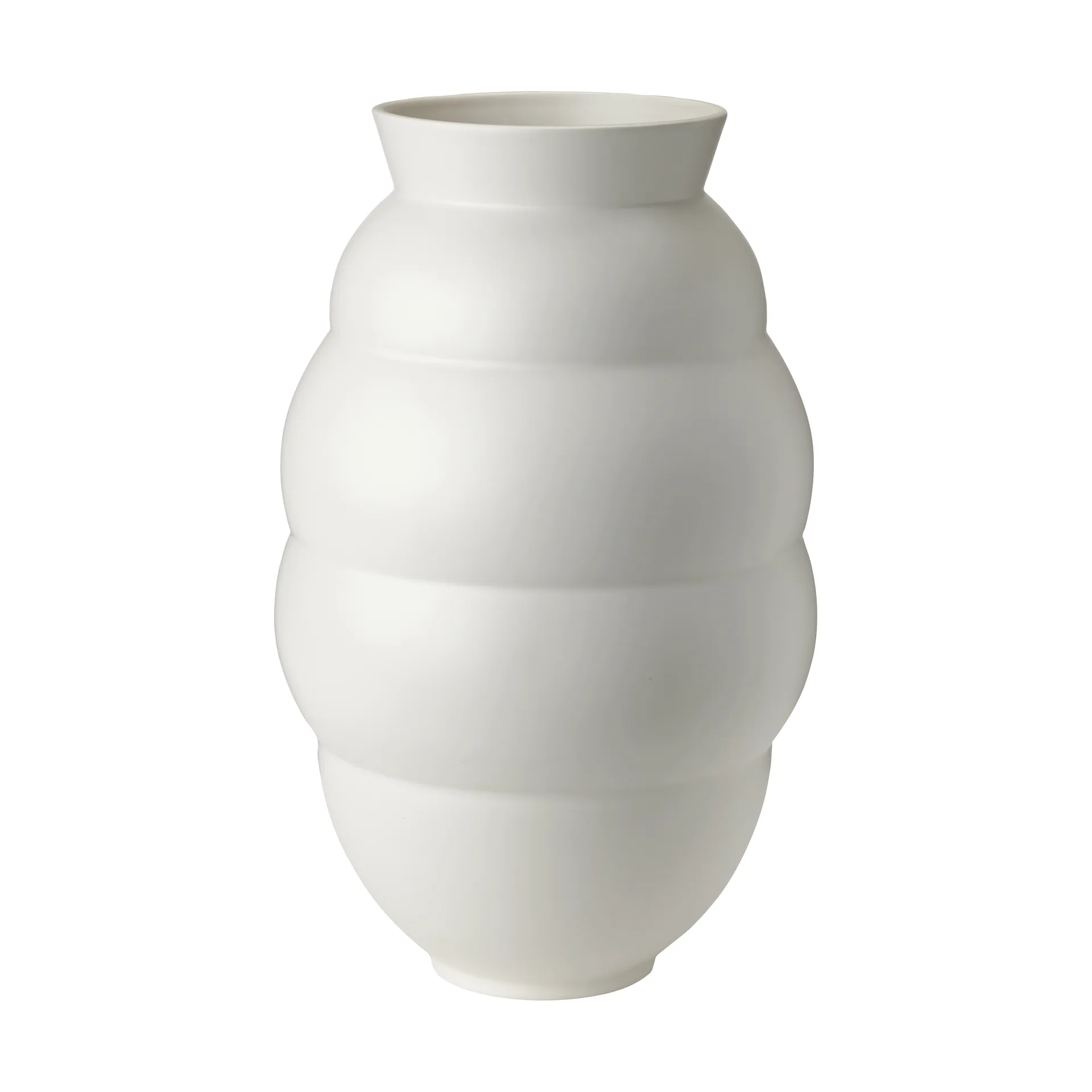 Tortus Archie Vase No5 41,5 cm, Weiß Knabstrup Keramik