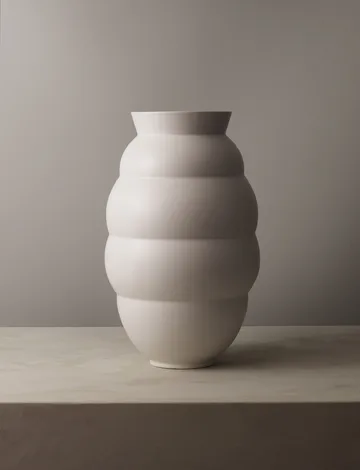 Tortus Archie Vase No5 41,5 cm - Weiß - Knabstrup Keramik