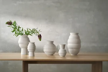 Tortus Archie Vase No5 41,5 cm - Weiß - Knabstrup Keramik