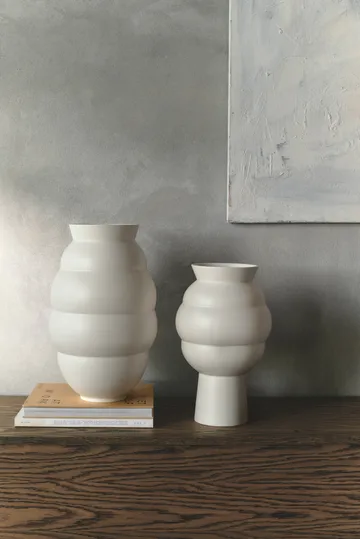 Tortus Archie Vase No5 41,5 cm - Weiß - Knabstrup Keramik