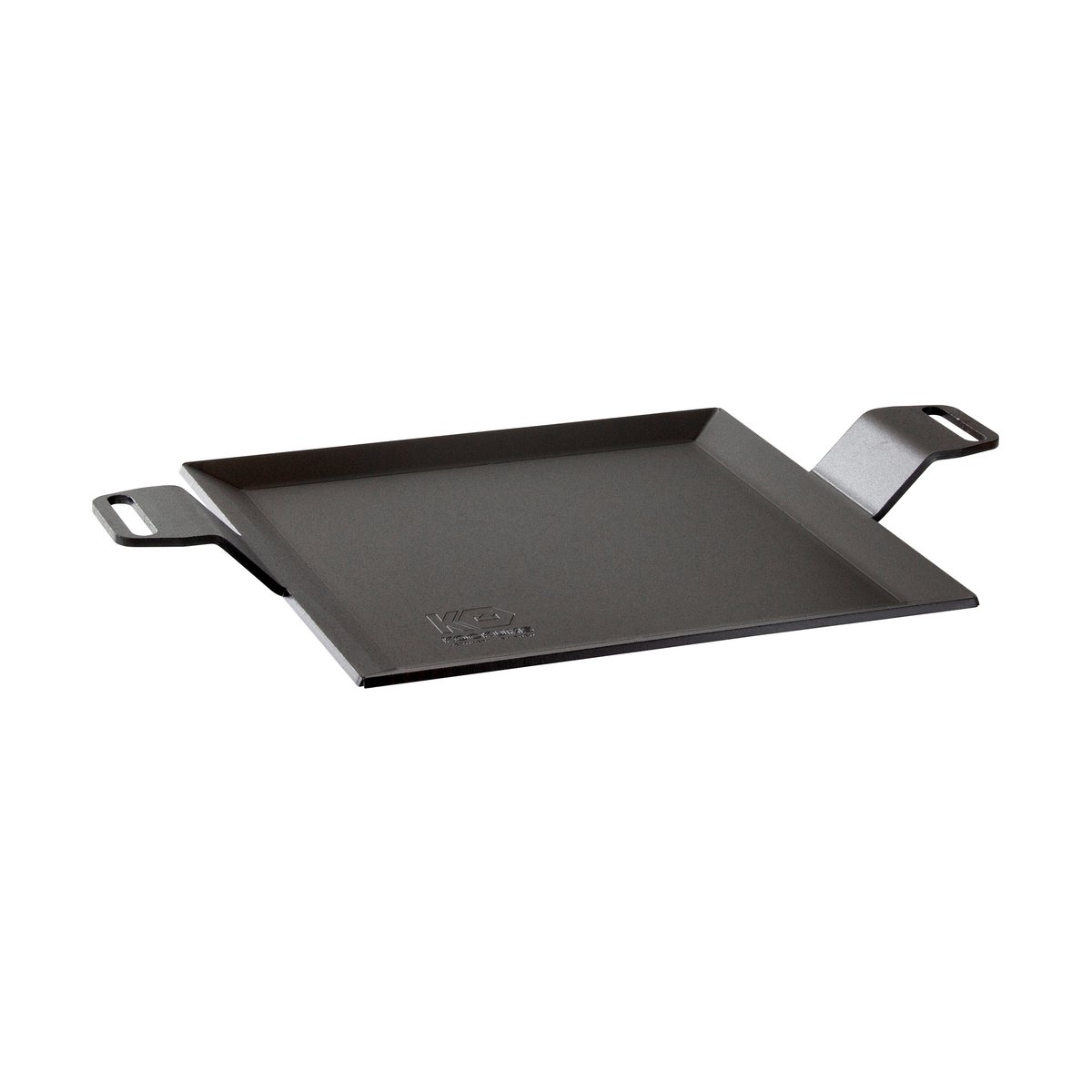 Kockums Jernverk Brattisch, 4 mm Kohlenstoffstahl Bratfläche 22 x 22cm