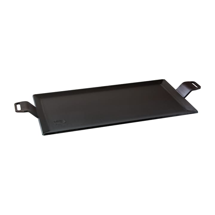 Brattisch, 4 mm Kohlenstoffstahl - Bratfläche 45 x 22cm - Kockums Jernverk