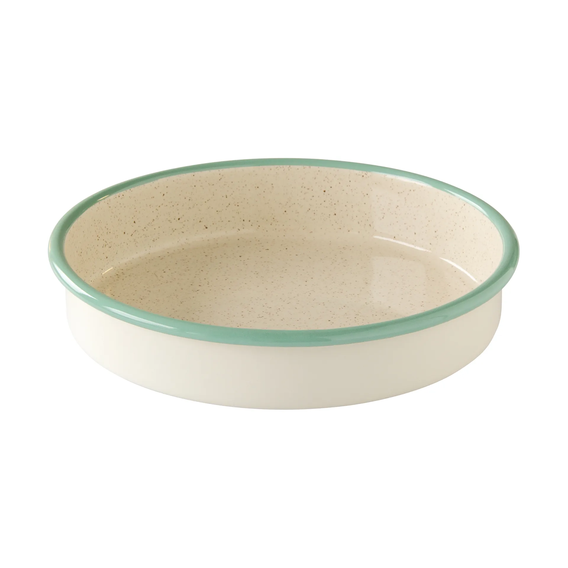 Kockums Auflaufform, Cream Lux-grün, rund, Ø24 cm Kockums Jernverk