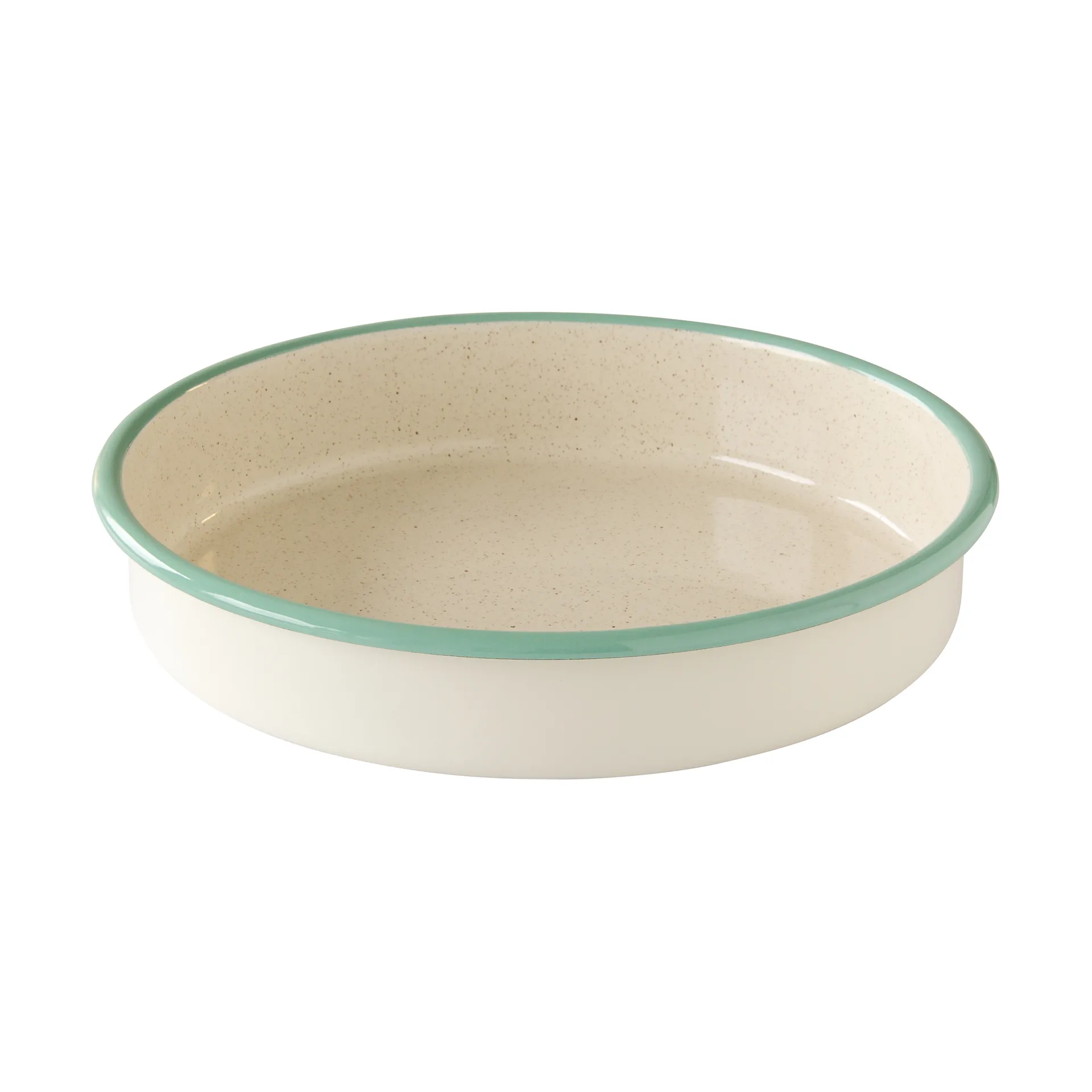 Kockums Auflaufform, Cream lux-grün, rund, Ø28 cm Kockums Jernverk