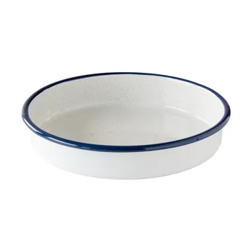 Kockums Auflaufform - Kockums white-blå, rund, Ø28 cm - Kockums Jernverk