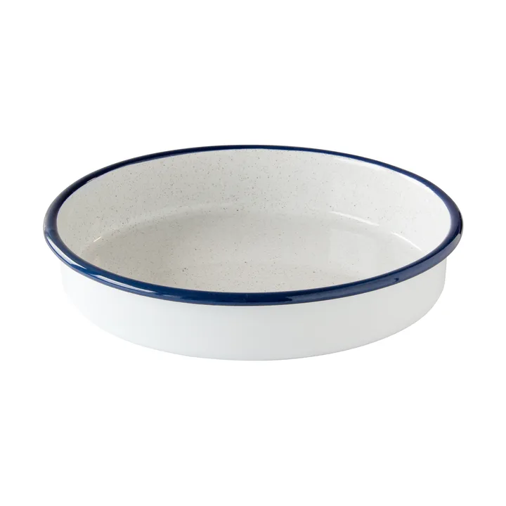 Kockums Auflaufform - Kockums white-blau, rund, Ø28 cm - Kockums Jernverk