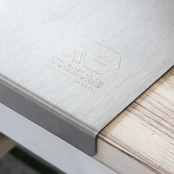 Kockums Backbrett Edelstahl - 60 x 47,5 cm - Kockums Jernverk