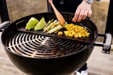 Kockums Grillplatte - Schwarz, halbrund, 55 cm - Kockums Jernverk