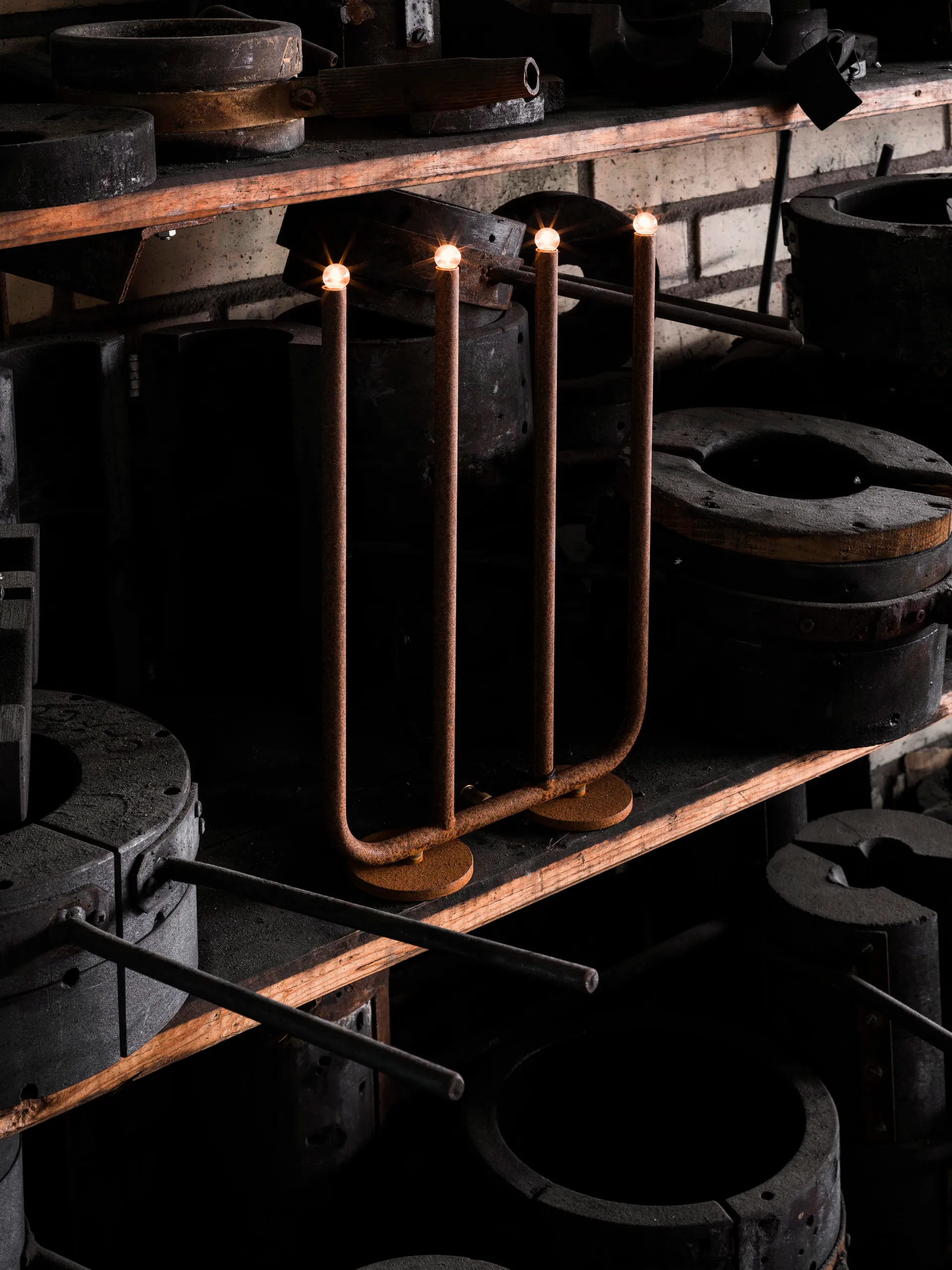 December Ateljé 2023 Kerzenständer, Rust Konsthantverk