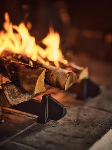 Korbo Fire-works Kaminhund 2-teilig - Gusseisen - KORBO