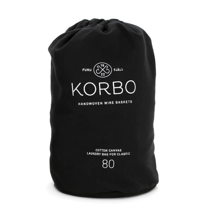 Wäschebeutel für Korbo-Korb - Schwarz 80 Liter - KORBO